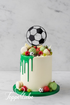 Fußball Torten Topper – sportliches Design für Jungengeburtstag oder Fußballparty